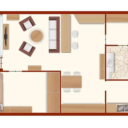 Apartment Erholungszentrum Hh 40 Strandidyll